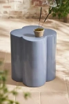 Terrain Clover Ceramic Stool In Blue