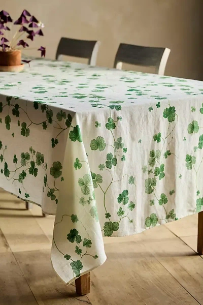 Terrain Clover Linen Tablecloth