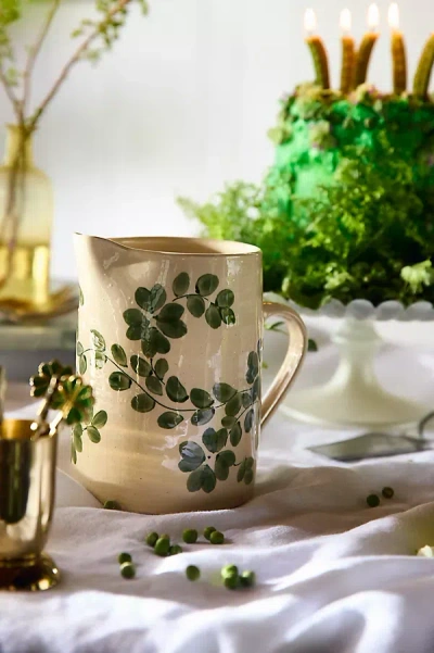 Terrain Clover Stoneware Pitcher