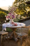 Terrain Clovis Cross Leg Teak Dining Table