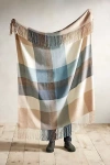 Terrain Coastal Plaid Alpaca Throw