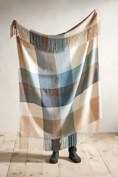 Terrain Coastal Plaid Alpaca Throw In Multi