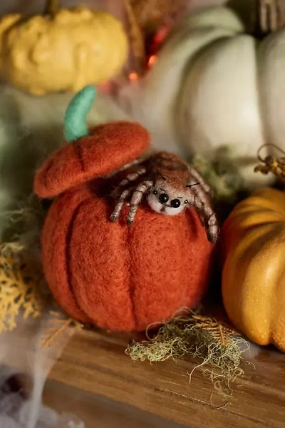 Terrain Coblyn Spider + Pumpkin Felt Critter