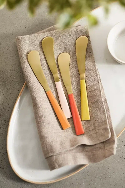 Terrain Color Dipped Spreaders, Set Of 4