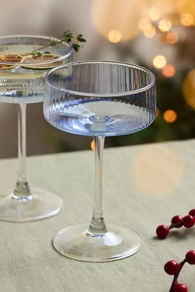 Terrain Colorful Glass Coupes, Set Of 2