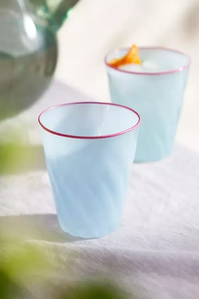 Terrain Colorful Swirl Glasses, Set Of 2
