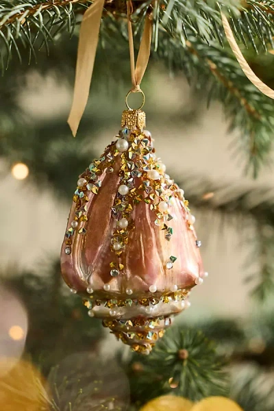 Terrain Conch Glass Ornament In Multi