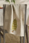 Terrain Coral & Tusk Peek-a-tree Dish Towel In Multicolor