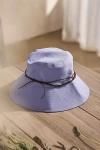 Terrain Cord Band Cotton Crusher Hat In Purple