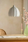 Terrain Cotton Mache Faceted Pendant Light
