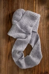 Terrain Cozy Hooded Scarf In Gray
