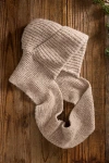 Terrain Cozy Hooded Scarf In Neutral