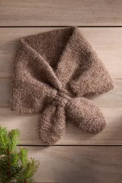 Terrain Cozy Knit Neck Wrap In Brown