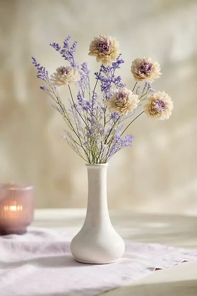 Terrain Crafted Botanical Bunch, Zinnia In White