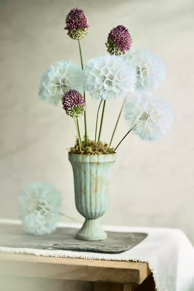 Terrain Crafted Botanical Pastel Dandelion Stems, Set Of 5 In Green