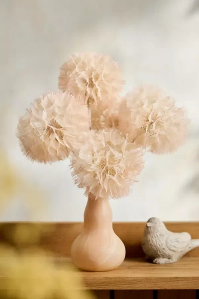 Terrain Crafted Botanical Pastel Dandelion Stems, Set Of 5 In Neutral