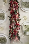Terrain Crimson Blooms Dried Garland