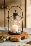 Terrain Cut Glass + Iron Lantern In Brown