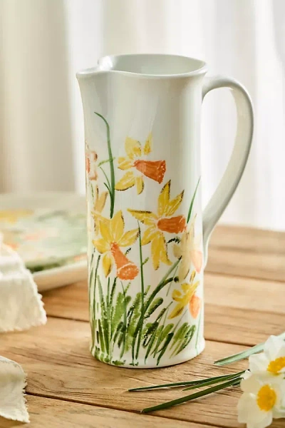 Terrain Daffodil Stoneware Pitcher