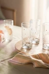 Terrain Daisy Etched Juice Glasses, Set Of 4