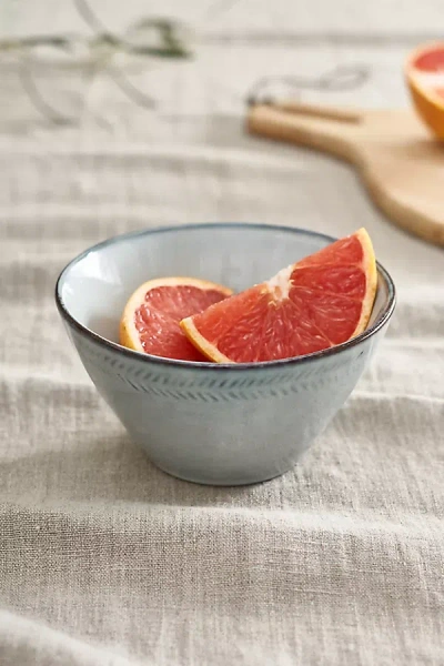 Terrain Dashed Rim Stoneware Cereal Bowl In Multi