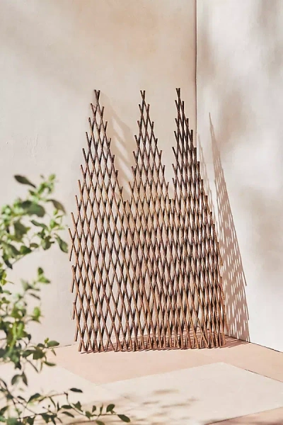 Terrain Diamond Top Willow Trellis, Set Of 2