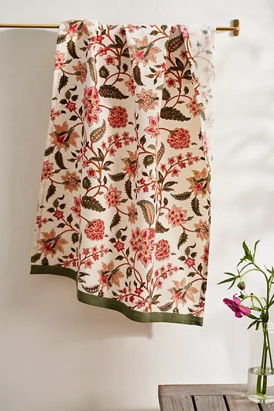 Terrain Divya Cotton Dish Towel In Green