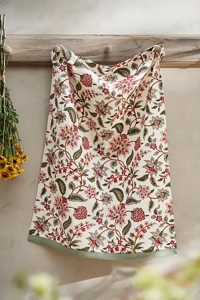 Terrain Divya Cotton Dish Towel In Green