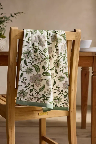 Terrain Divya Cotton Dish Towel In Green