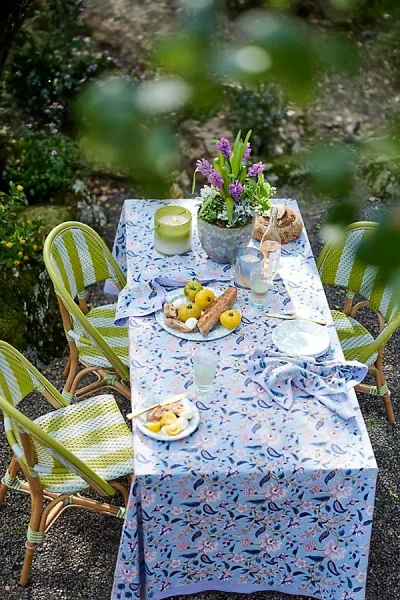 Terrain Divya Cotton Tablecloth, Blue