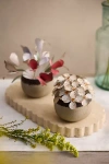 Terrain Dogwood Flower Metal Pot