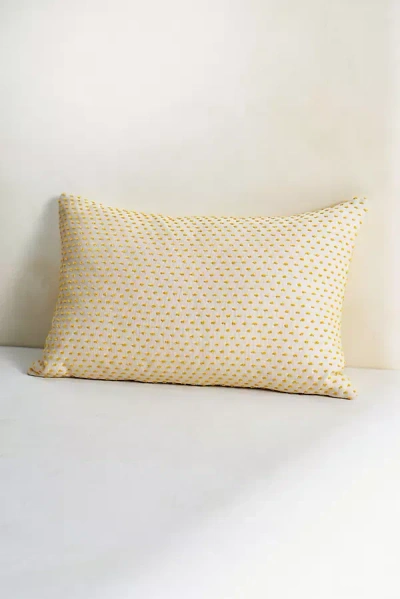 Terrain Dotted Dandelion Outdoor Pillow In Neutral