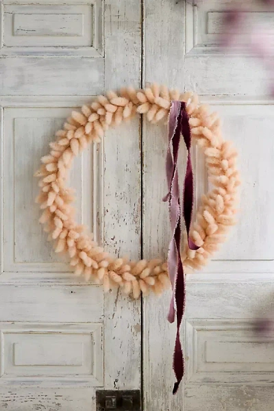 Terrain Dried Bunny Tails Wreath, Large