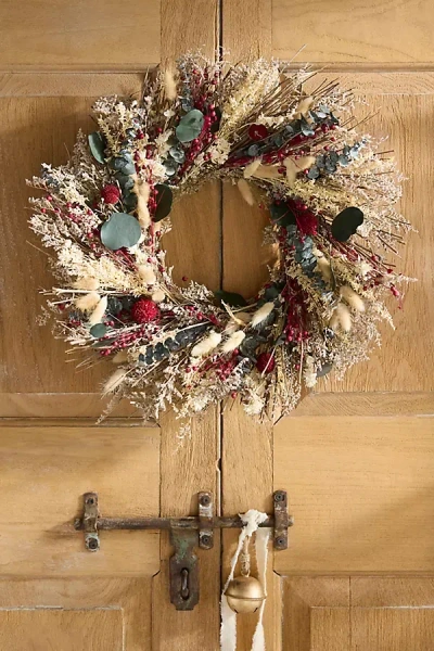 Terrain Dried Caspia + Eucalyptus Wreath In Multi