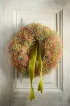 Terrain Dried Pastel Rainbow Gypsophila Wreath
