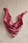 Terrain Embroidered Paisley Bandana In Red