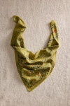 Terrain Embroidered Paisley Bandana In Green