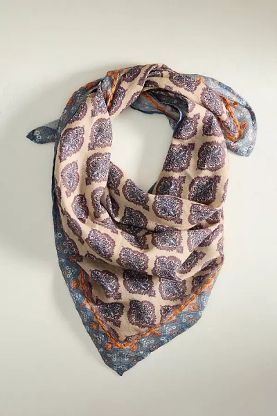 Terrain Embroidered Print Bandana In Multi