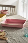 Terrain Enamel Baking Pan, Rectangle In Pink