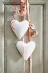 Terrain Enamel Heart Ornaments, Set Of 2