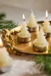 Terrain Evergreen Tree Tea Lights, Set Of 9 In Multi