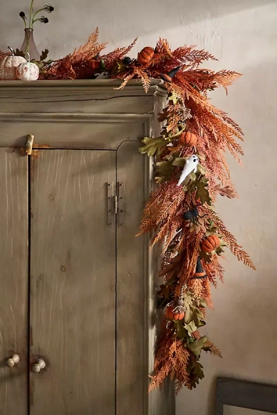 Terrain Faux Autumn Cedar Garland