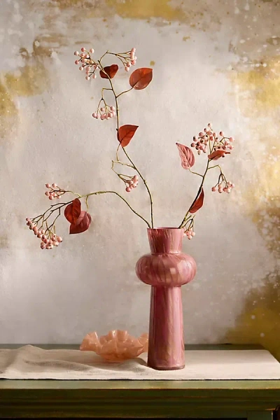 Terrain Faux Berry + Leaf Spray In Pink