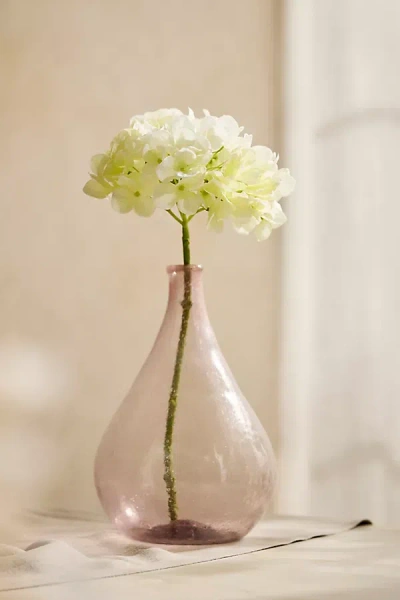 Terrain Faux Cream Hydrangea Flower Stem In Yellow