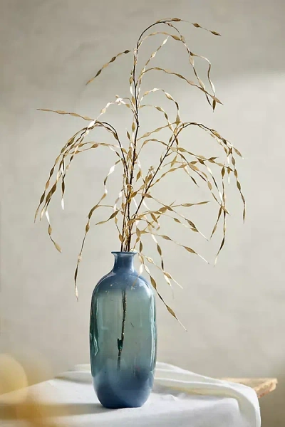 Terrain Faux Golden Grass Spray In Blue