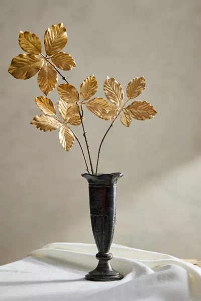 Terrain Faux Golden Leaves Spray