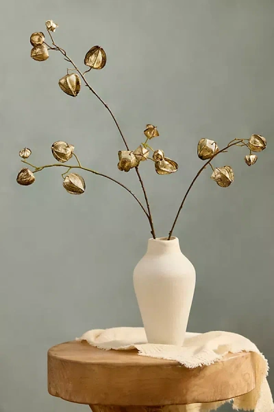 Terrain Faux Golden Physalis Spray In Multicolor