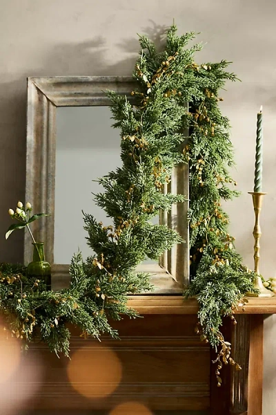 TERRAIN FAUX JUNIPER GARLAND