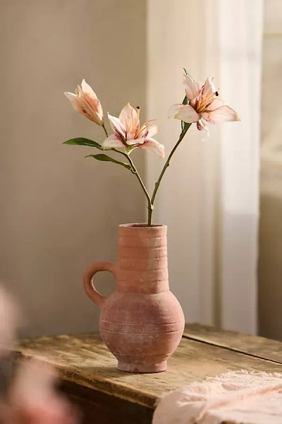 Terrain Faux Lily Spray In Pink