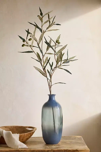 Terrain Faux Olive Branch Spray In Blue
